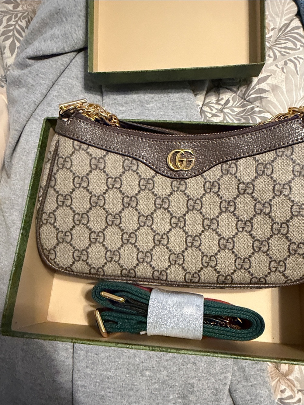 Gucci Olive Green Patterned Decorative Box